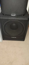 Sound Town 18" Powered Subwoofer with High-Pass Filter 2400W Peak (METIS-18PWG)