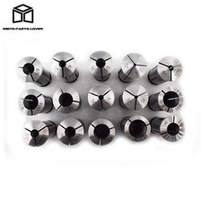 1/8"-1" Capacity TIR 0.0005" High Precision 5C Round Collet 15 Piece Set New