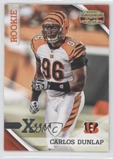 2010 Panini Gridiron Gear Rookie Silver X's 104/250 Carlos Dunlap #163 0j0