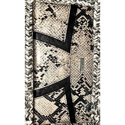 Miche Classic Shell Stella Brown Black Snakeskin Faux Leather Magnetic Cover