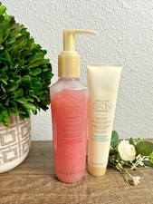 Mary Kay Satin Hands Blissful Pomegranate Shea Scrub Softener Set NOS