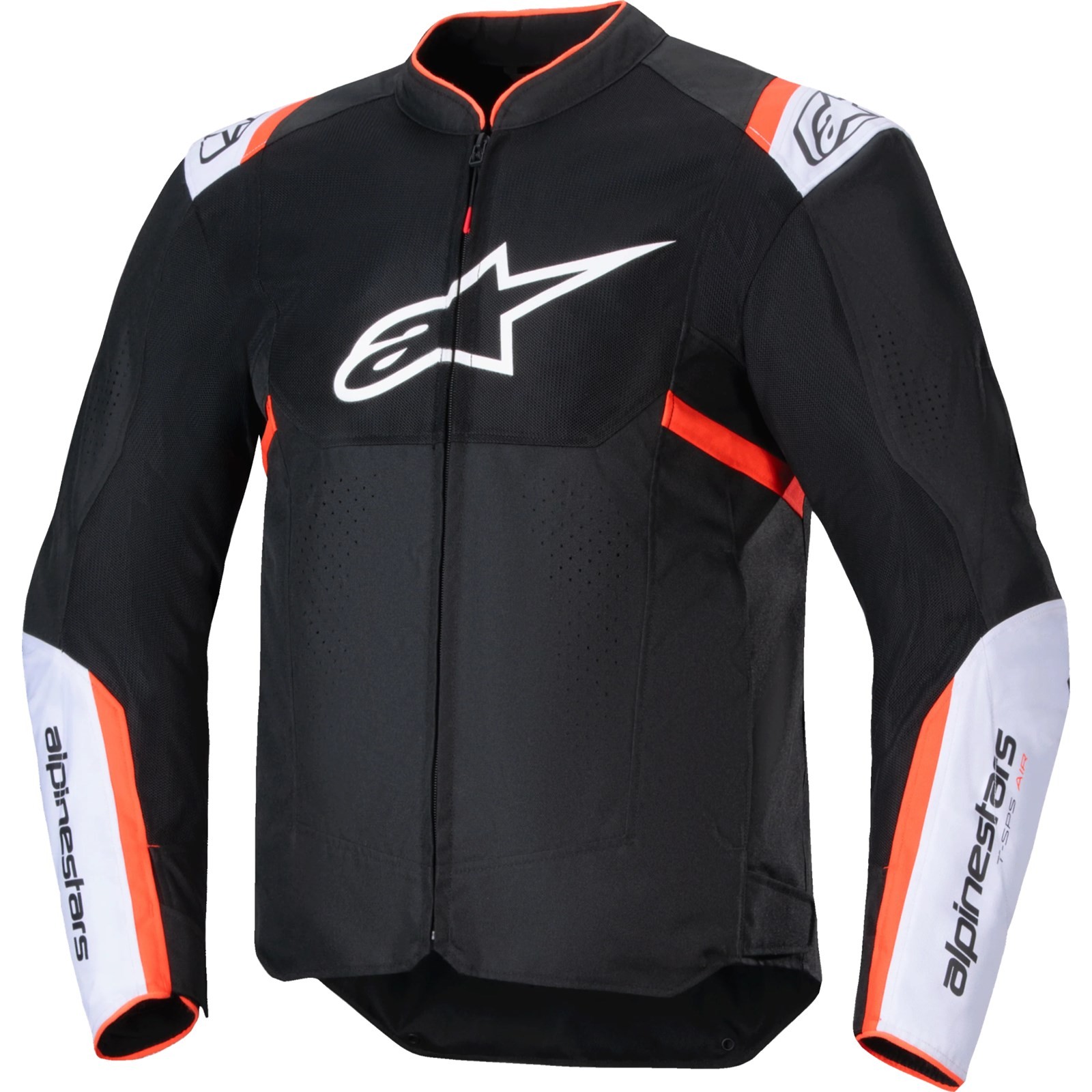 Alpinestars Herren Motorrad Jacke XL - T-SPS Air v2 - schwarz-weiß-fluorot