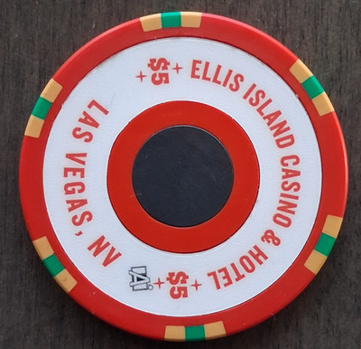 $5 Las Vegas Ellis Island Casino Chip - New Issue