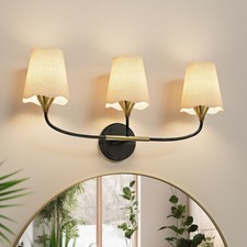 Morauroral Bathroom Light Fixtures Over Mirror, 3 Light Vanity Light for Bath...