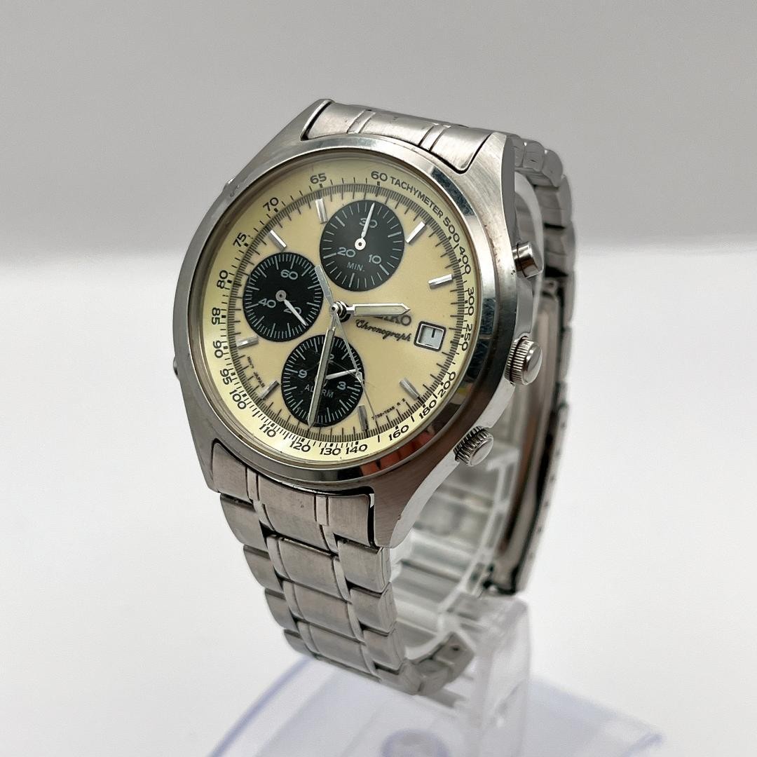 SEIKO 7T32-7C60 Chronograph Date QZ WT1 image 2