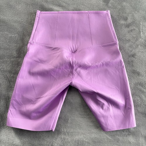 Pantaloncini Nike Go DRI FIT running biker viola tasche cerniera donna piccoli nuovi - Foto 4 di 9