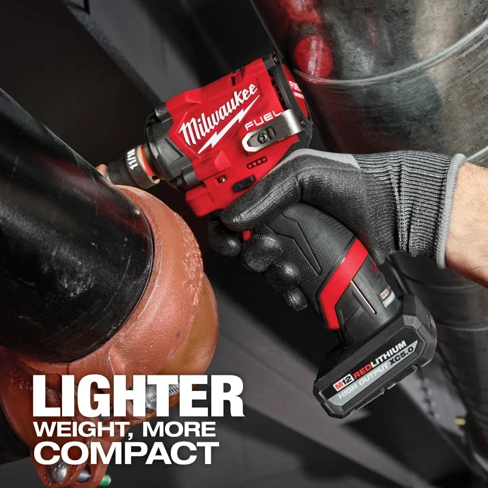 밀워키 2563P-20 M12 FUEL 12V 1/2" 임팩트 렌치 (핀 디텐트 포함) - 본체만 5