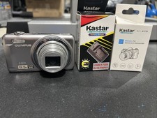 Olympus VR-320 14.0MP Digital Camera Tested Works LCD DEFECT With Battery/  read