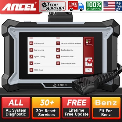 ANCEL DS160 For Benz All System Bidirectional Car OBD2 Scanner Diagnostic Tool