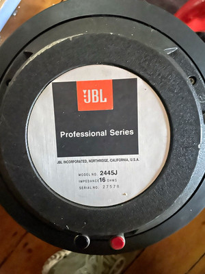 JBL 2445J Horntreiber 16 Ohm für JBL Professional Series Lautsprecher