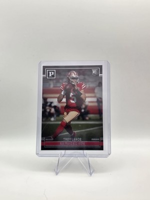 2021 PANINI CHRONICLES TREY LANCE PA-3 PANINI SILVER FOIL ROOKIE RC 49ERS