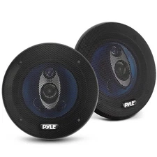 6” x 8” Car Sound Speaker (Pair) - Upgraded Blue Poly Injection Cone 3-Way 36...