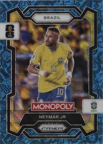 Neymar Jr 2022 Panini Prizm FIFA World Cup SP Auto Autograph #I