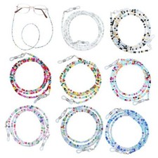8Pcs Bohemian Eyeglass Chain for Women 70cm Colorful Beaded Colorful1