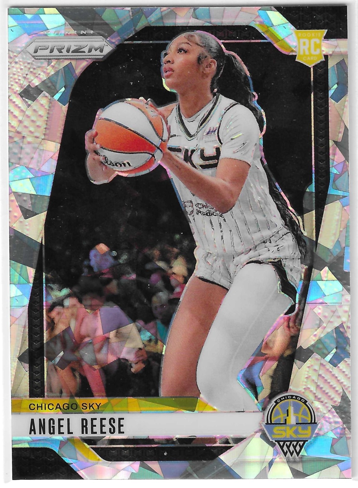 Angel Reese (RC) ICE REFRACTOR WNBA Panini Prizm 2024 #10 - Chicago Sky