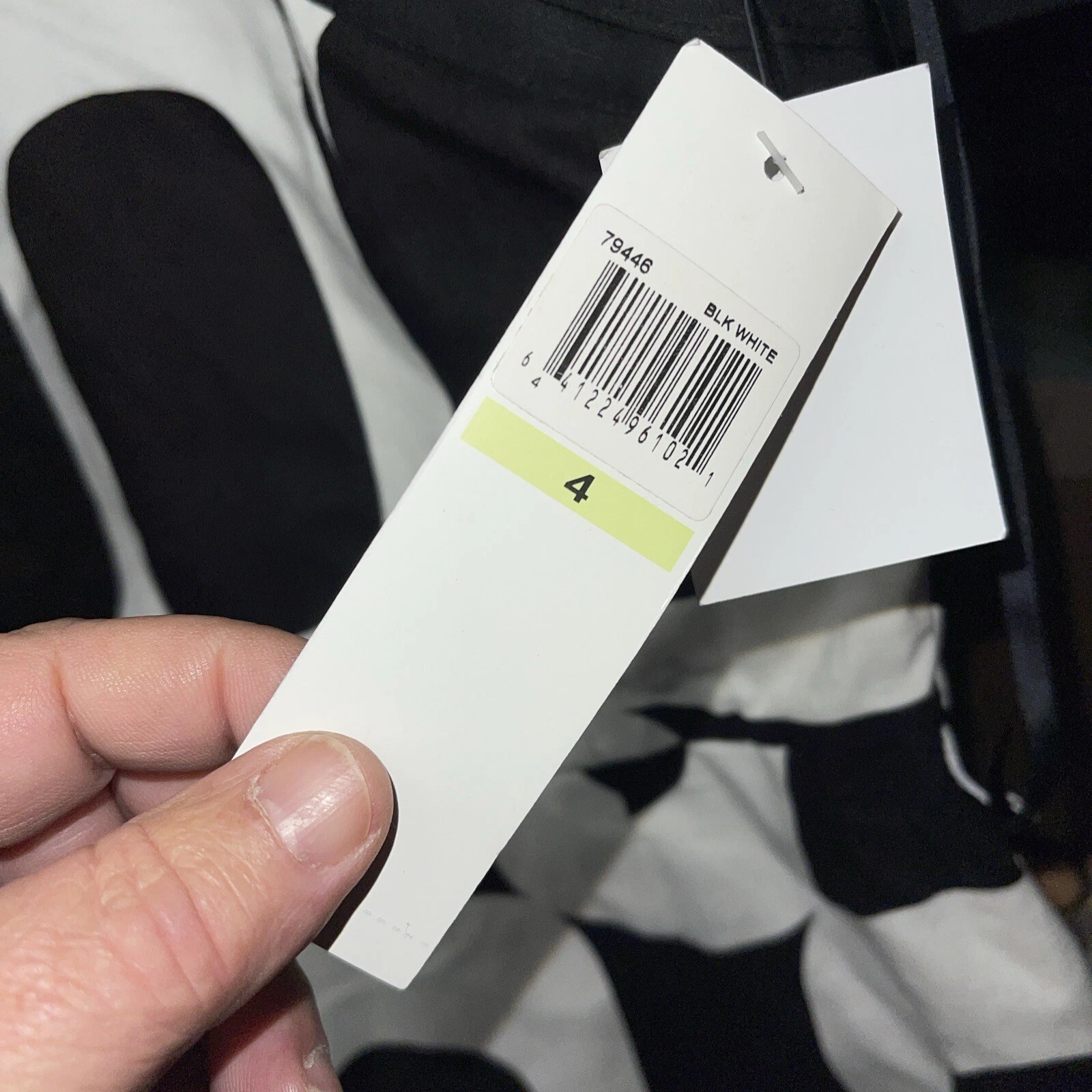 OFF WHITE Abito donna Maggy London taglia 4 nero bianco sporco