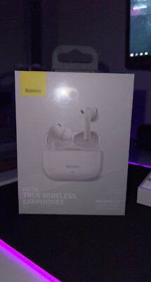 BASEUS ENCOK W3 TRUE WIRELESS EARPHONES - WHITE