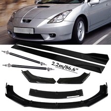 Front Bumper Lip Splitterspoiler Strut Rods For Toyota Celica 2000-2005