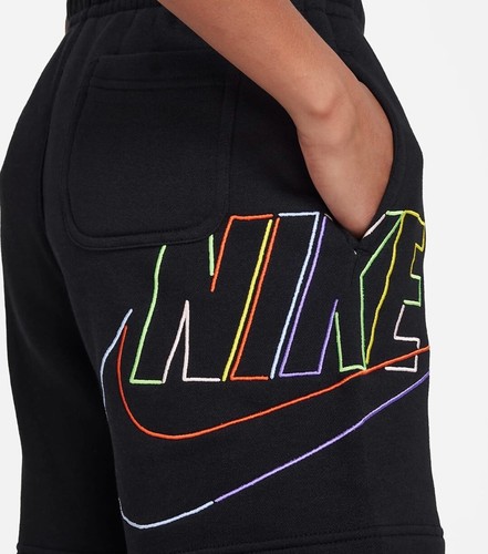 Nike Sportswear Big Boys Shorts Black "DX5101-010" UK Size XL - Picture 2 of 9