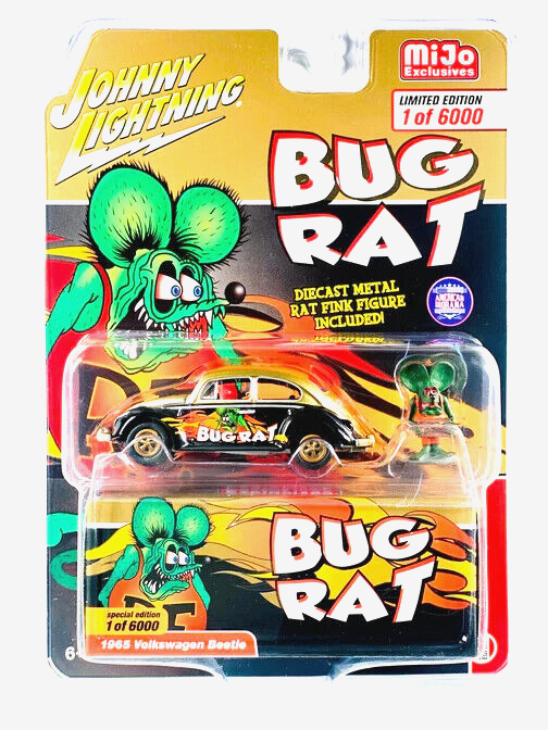 ジョニーライトニング Rat Fink 1965 Volkswagen Johnny lightning 1/64 1965 volkswagen Type 2 transporter rat