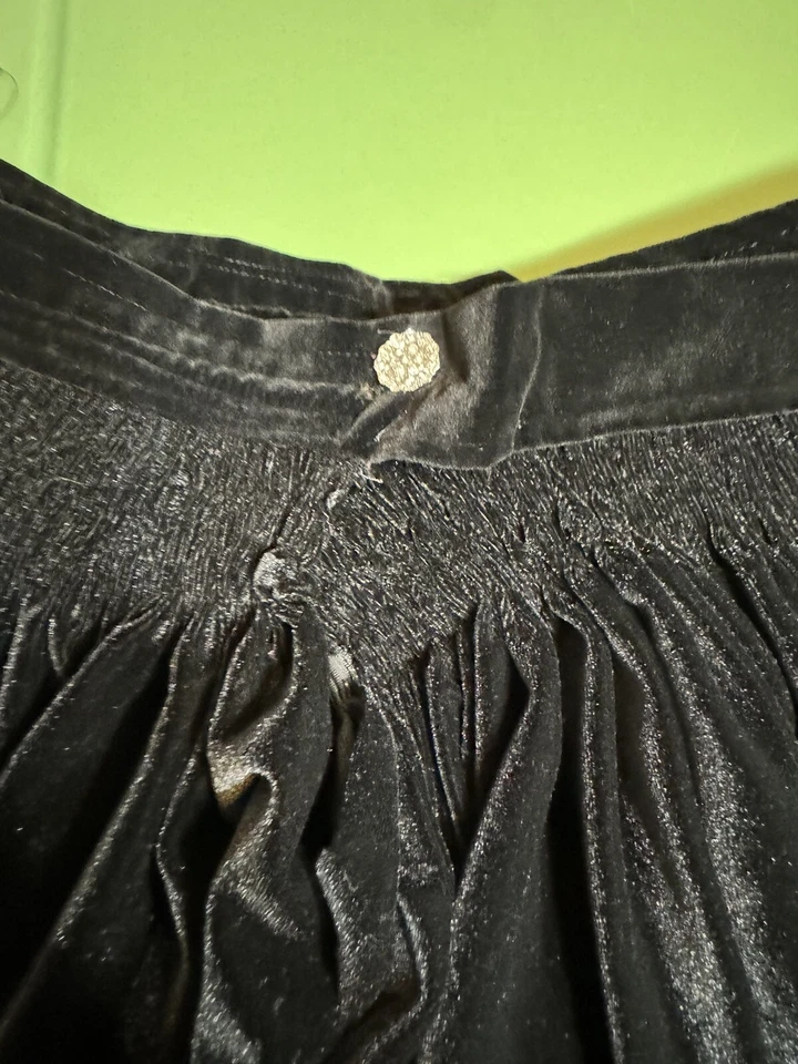 Disfraz de Teatro Escenario Estilo Eduardiano Victoriano Vestido De Colección Talla Md. Cintura 30 Rosas Foto 3 de 4