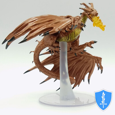 Adult Copper Dragon - Bestiary Unleashed #43 Pathfinder Battles D&D Miniature