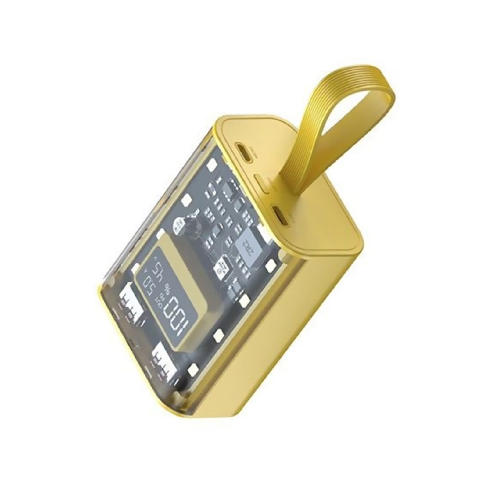 High-Speed Fast Charging LCD Display Dual USB DIY Power Bank Battery Box Charger Case with Built-In USB Ports