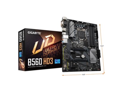 GIGABYTE B560 HD3 LGA 1200 Intel B560 SATA 6Gb/s ATX Intel
