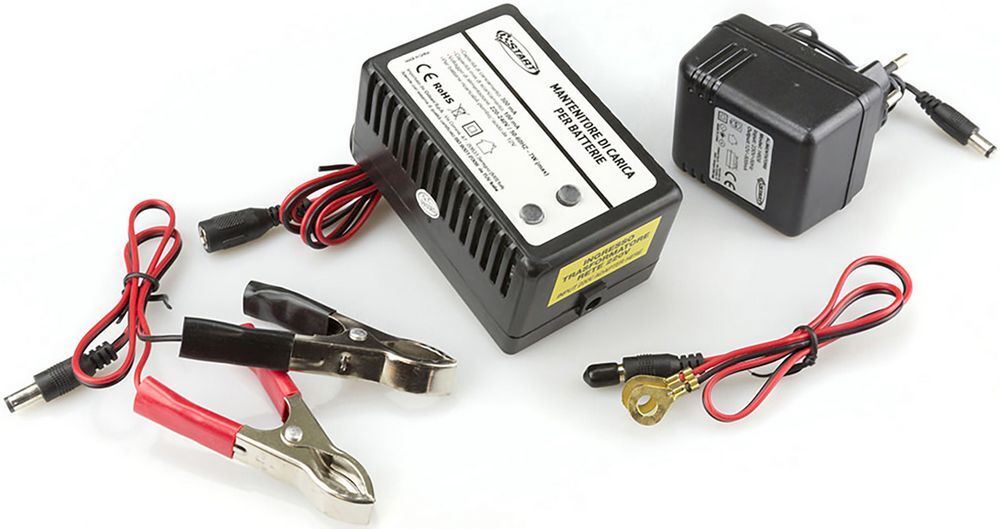 Mantenitore di carica per batterie 12V alimentazone AC 220