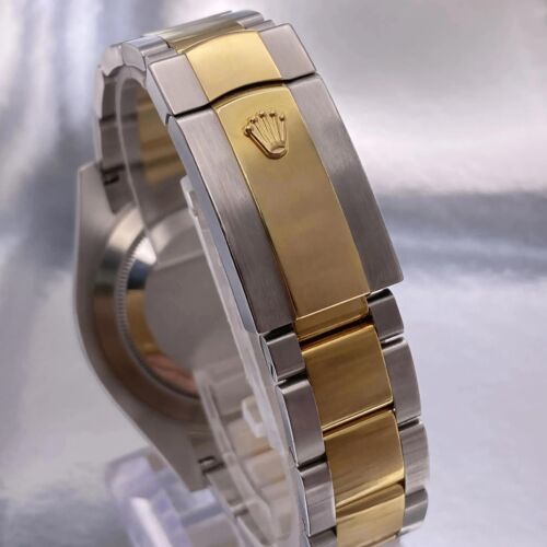 Montre automatique Rolex Datejust II 116333 or jaune acier cadran noir romain - Photo 7 sur 7