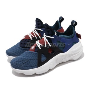 nike huarache navy blue and white