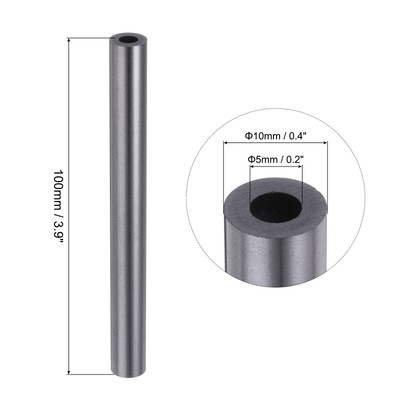 2 Bâtons/Baguettes D'Agitation En Graphite - 300 Mm De Long, 6 Mm De Diamètre - Noir - Neufs - Marque Uxcell