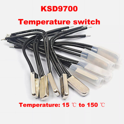 KSD9700 Thermoschalter NC/NO 15°C bis 150°C Temperaturschalter Thermostat