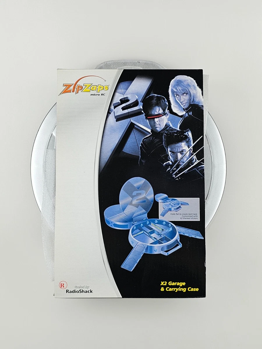 X-Men X2 Garage & Carrying Case Marvel Movie ZipZaps Micro RC Car