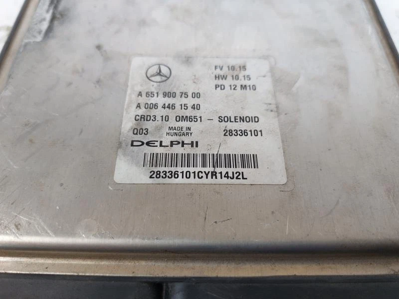 A6519007500 CENTRALINA MOTORE ECU MERCEDES-BENZ CLASSE C (W204) 2.0 CDI 16V AUT  - Immagine 3 di 3