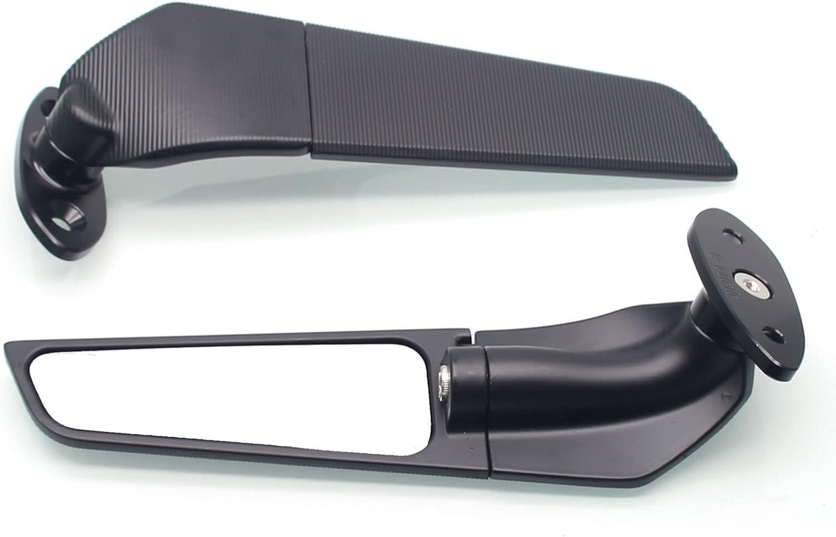 MZS MOTORCYCLE ROTATING WING MIRROR SET 2009-2012 ZX6R,05-06 Z750