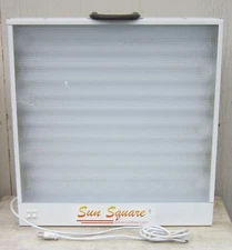 SunBox Company SUN SQUARE+ Light Therapy SAD LIGHT 24" x 23" Portable Adjustable