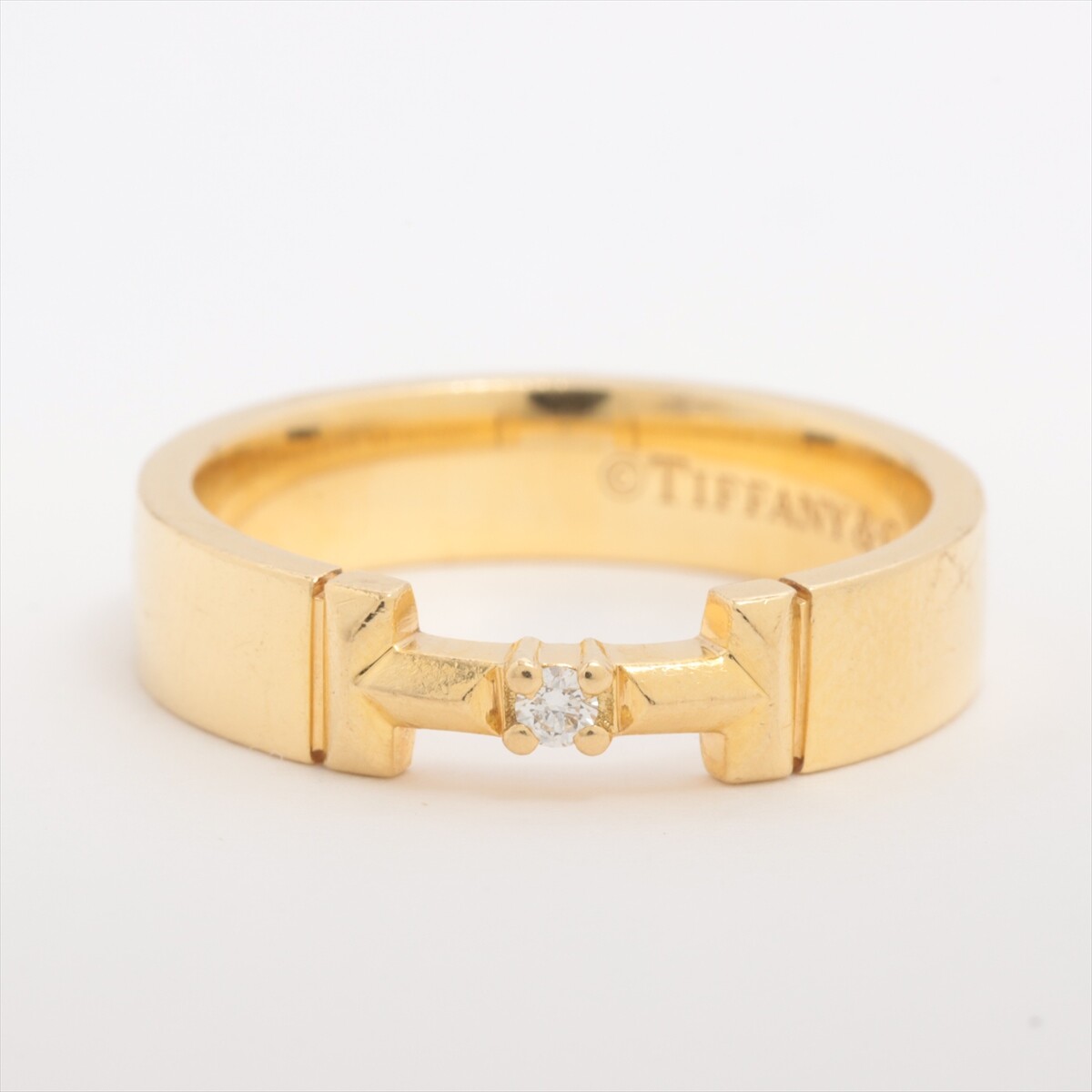 Tiffany T True link diamond Ring 750(YG) 4.2g | eBay Tiffany T True link diamond Ring 750(YG) 4.2g | eBay