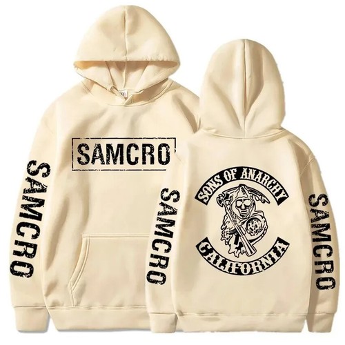 Sons of Anarchy SAMCRO Gráfico Sudadera con Capucha Hombre Ropa de Calle Otoño Hombres Mujeres Alto - Imagen 10 de 23