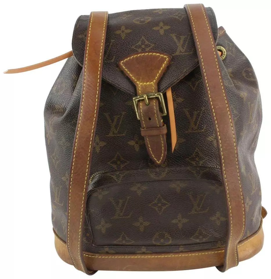 Montsouris MM, Used & Preloved Louis Vuitton Backpack