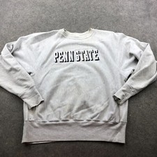 Vintage Penn State Nittany Lions Sweatshirt Mens Large Embroidered Spell Out