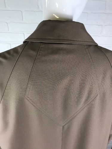 LONDON FOG Size 46 Long TRENCH COAT Rain/Jacket ZIP OUT Fleece Liner - Picture 6 of 9