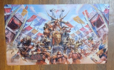 FaB Flesh Blood Official Playmat Heavy Hitters Box Art FaB Flesh Blood Official Playmat Heavy Hitters Box Art
