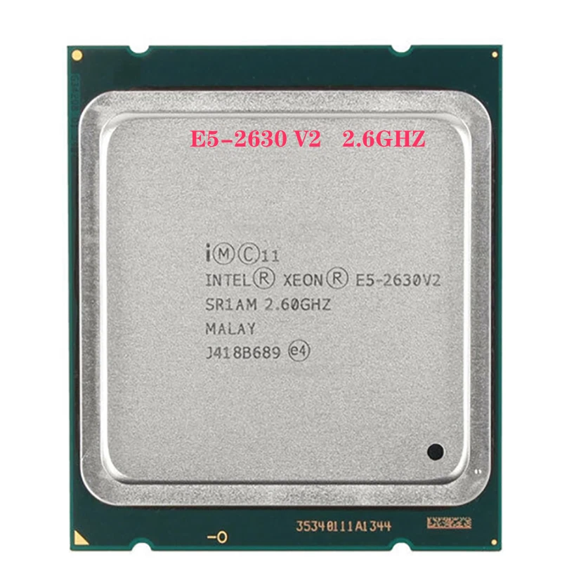 Intel Xeon E5 2630 V2 2.6GHz SR1AM 6-Core 15M LGA2011 E5-2630 V2 CPU processor - Image 2 of 4