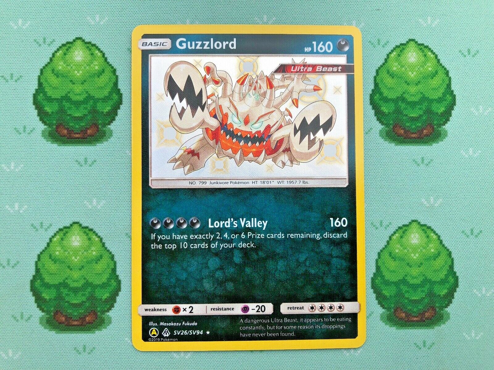 Pokemon - Guzzlord - SV26/SV94 - SM Hidden Fates - Shiny Vault | eBay
