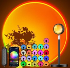 Sunset Lamp Projector with APP Control, Multicolor Changing Projection Lamp Led