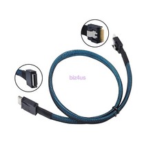 SFF-8654 Slimline SSD Data Active to OcuLink PCIe PCI-Express SFF-8611 4i Cable
