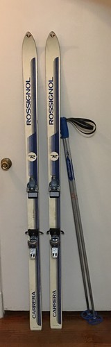 Ski Rossignol Vintage La Hutte Diamant 2m05 + Fixations Look GT