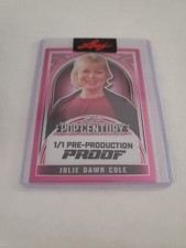 2024 Leaf JULIE DAWN COLE Pink Pre-Production Proof card Pop Century #1/1