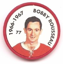 1995-96 Parkhurst (1966-67) Coin #77 Bobby Rousseau Montreal Canadiens